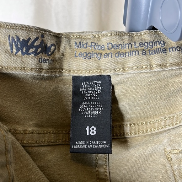 Mossimo size 18 mid-rise denim legging - Picture 7 of 12